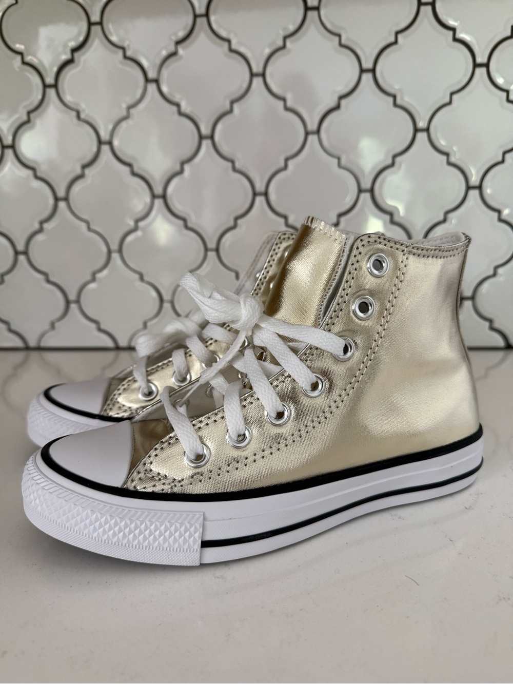 NWOT • Converse Chuck Taylor Metallic High-Top